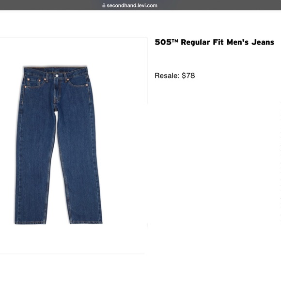 Levi’s 505 Regular Fit Jeans - Picture 7 of 16